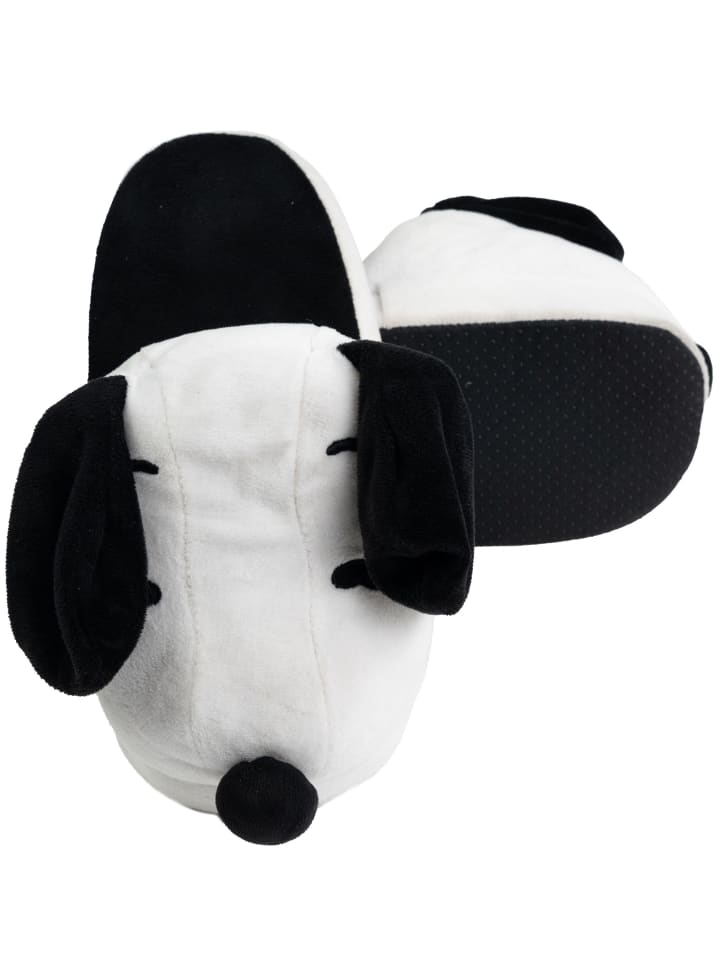 Snoopy The Peanuts Snoopy 3D Hausschuhe mit Wackelohren Slipper Pantoffeln in weiß günstig kaufen