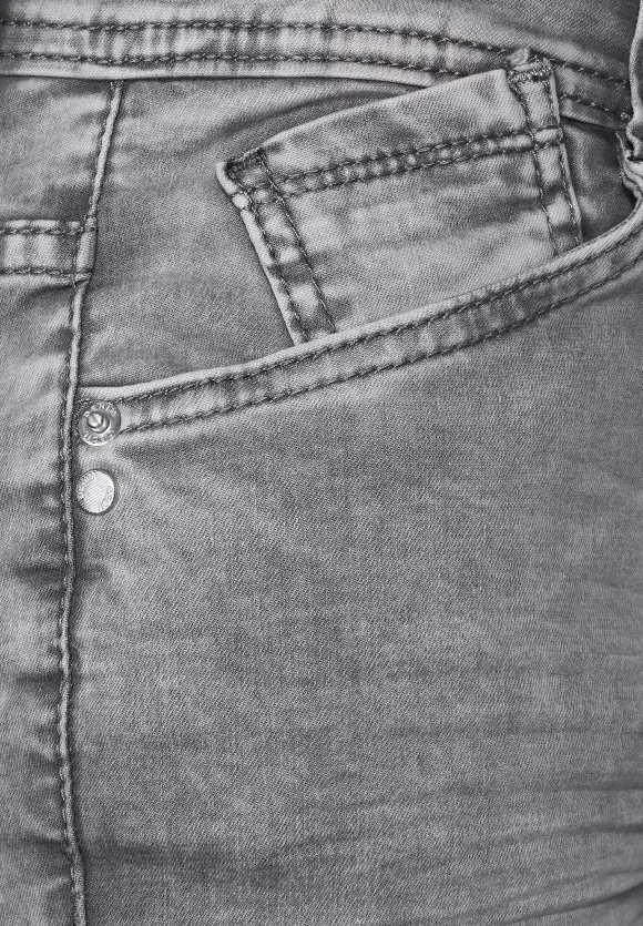 CECIL Graue Slim Fit Jeans