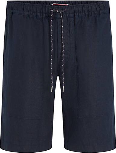 TOMMY HILFIGER Herren Leinenshorts HARLEM UTILITY Relaxed Fit