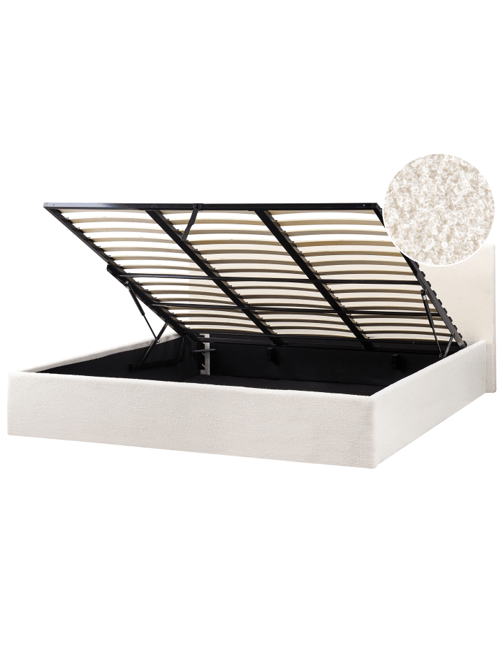 Beliani Doppelbett ORBEY in Weiß - (W) 198 x (H) 88 x (L) 212 cm günstig kaufen onesize