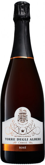 2019 Spumante Cruase' Rosé Millesimato Oltrepo Pavese Metodo Classico DOCG brut Bio - Torre degli Alberi