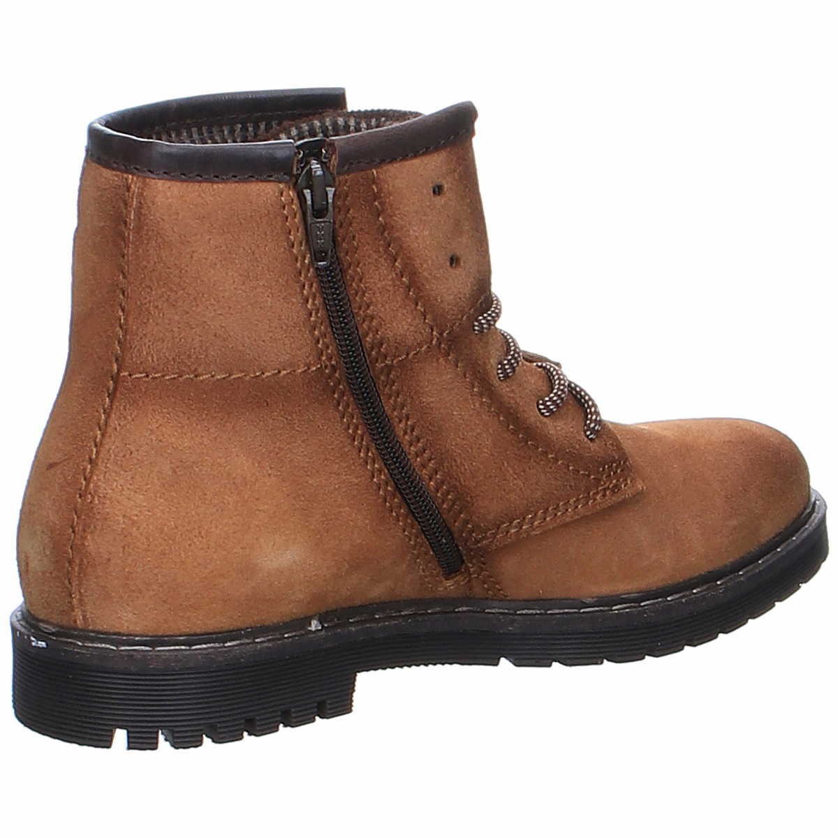 BUGATTI Schnür-Stiefeletten beige