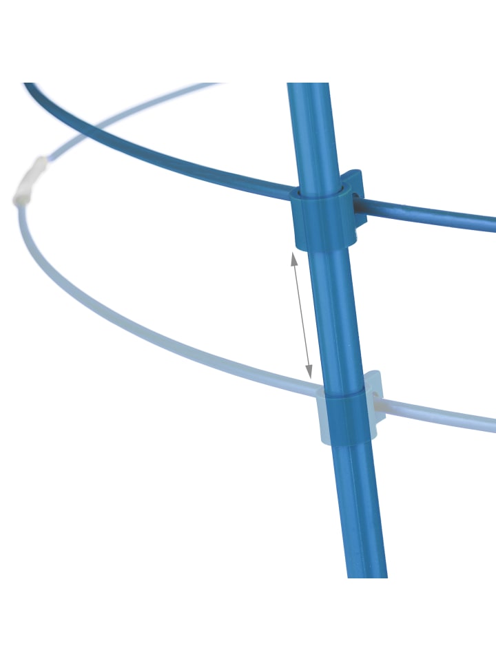 relaxdays 6 x Rankhilfe in Blau - (H)76 x Ø 28 cm günstig kaufen onesize