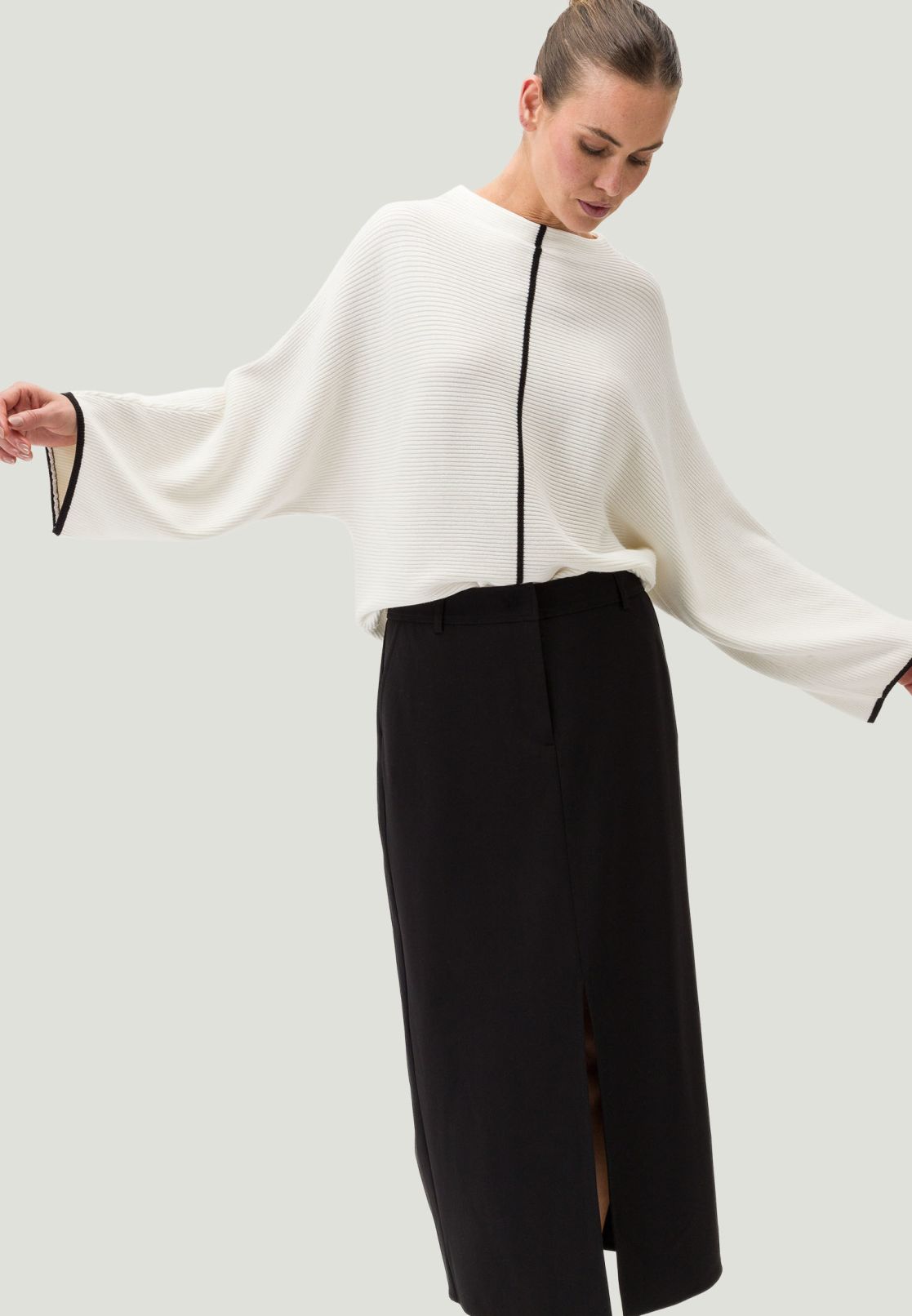 Pullover mit Trompetenärmeln