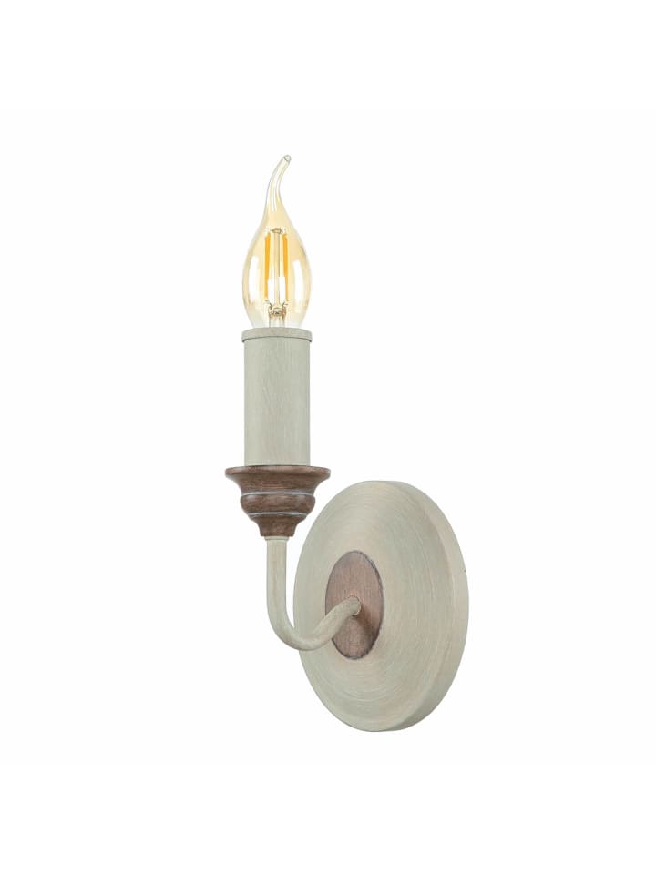Licht-Erlebnisse Wandlampe in Shabby Weiß Holz günstig kaufen onesize