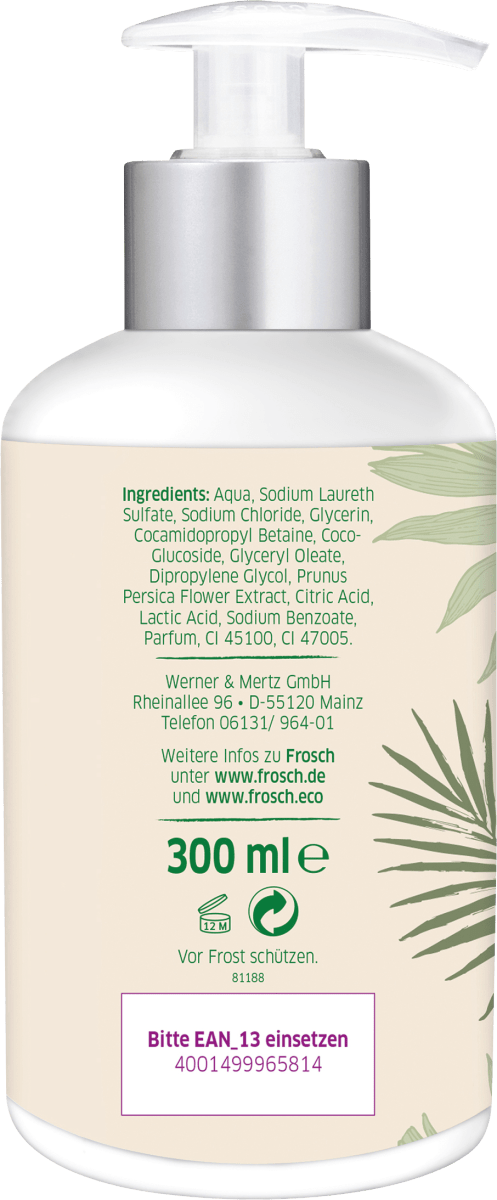 Flüssigseife sensitiv, reine Pflege Sommer-Edition, 300 ml