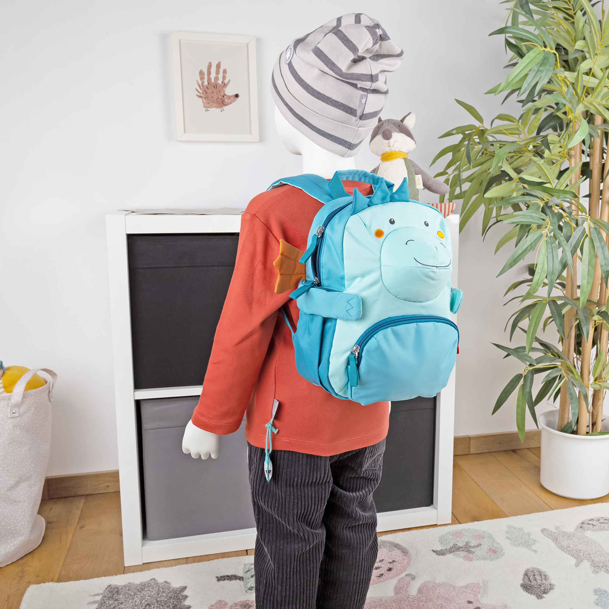 Kinder Pfötchen-Rucksack kleiner Drache