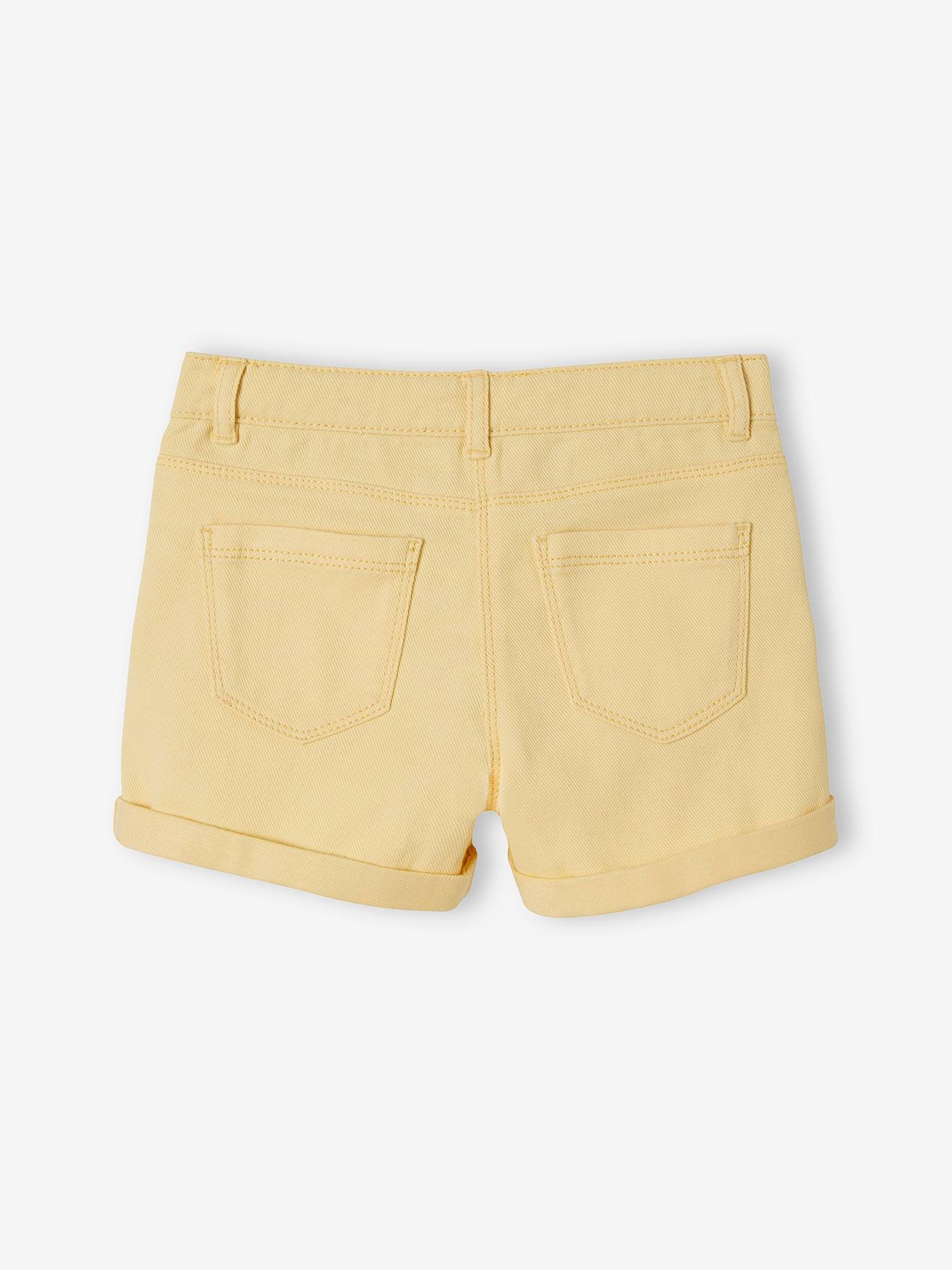 Short couleur Basics fille bois de rose