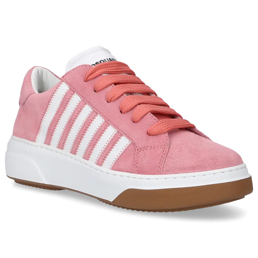 Dsquared2 - Sneaker low BUMPER Veloursleder - pink
