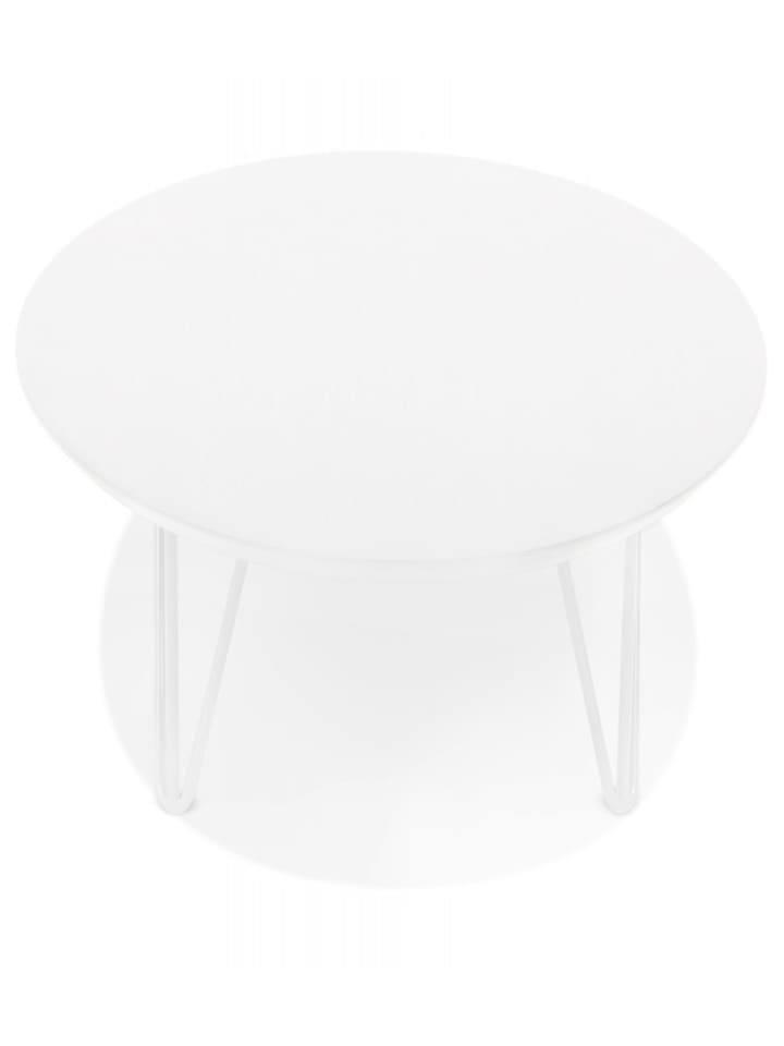 KADIMA DESIGN Salon Couchtisch Weiß Holz Metall | Eleganter Stil in Weiß günstig kaufen onesize