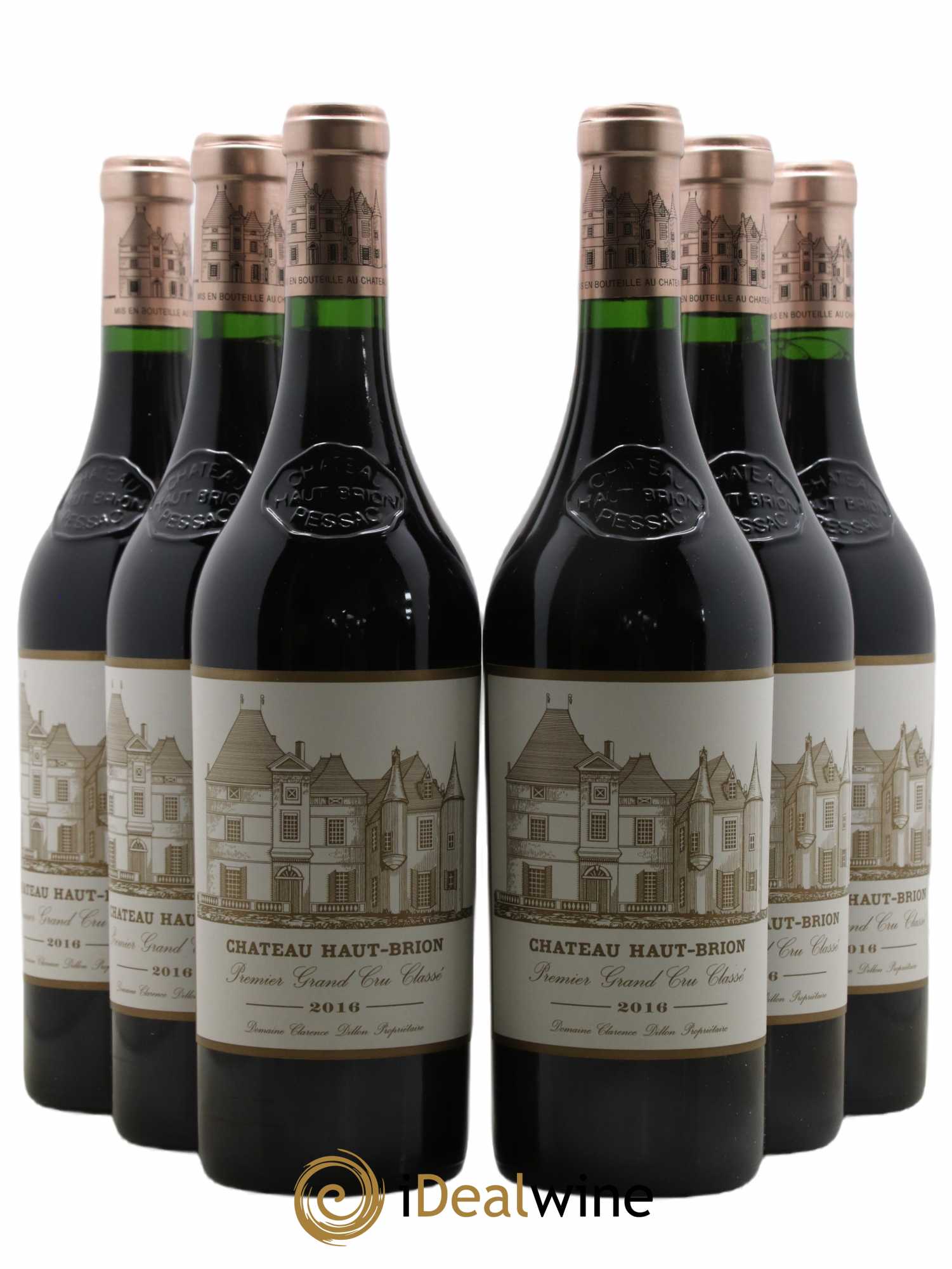 Château Haut Brion 1er Grand Cru Classé  2016 - Lot de 6 Bouteilles