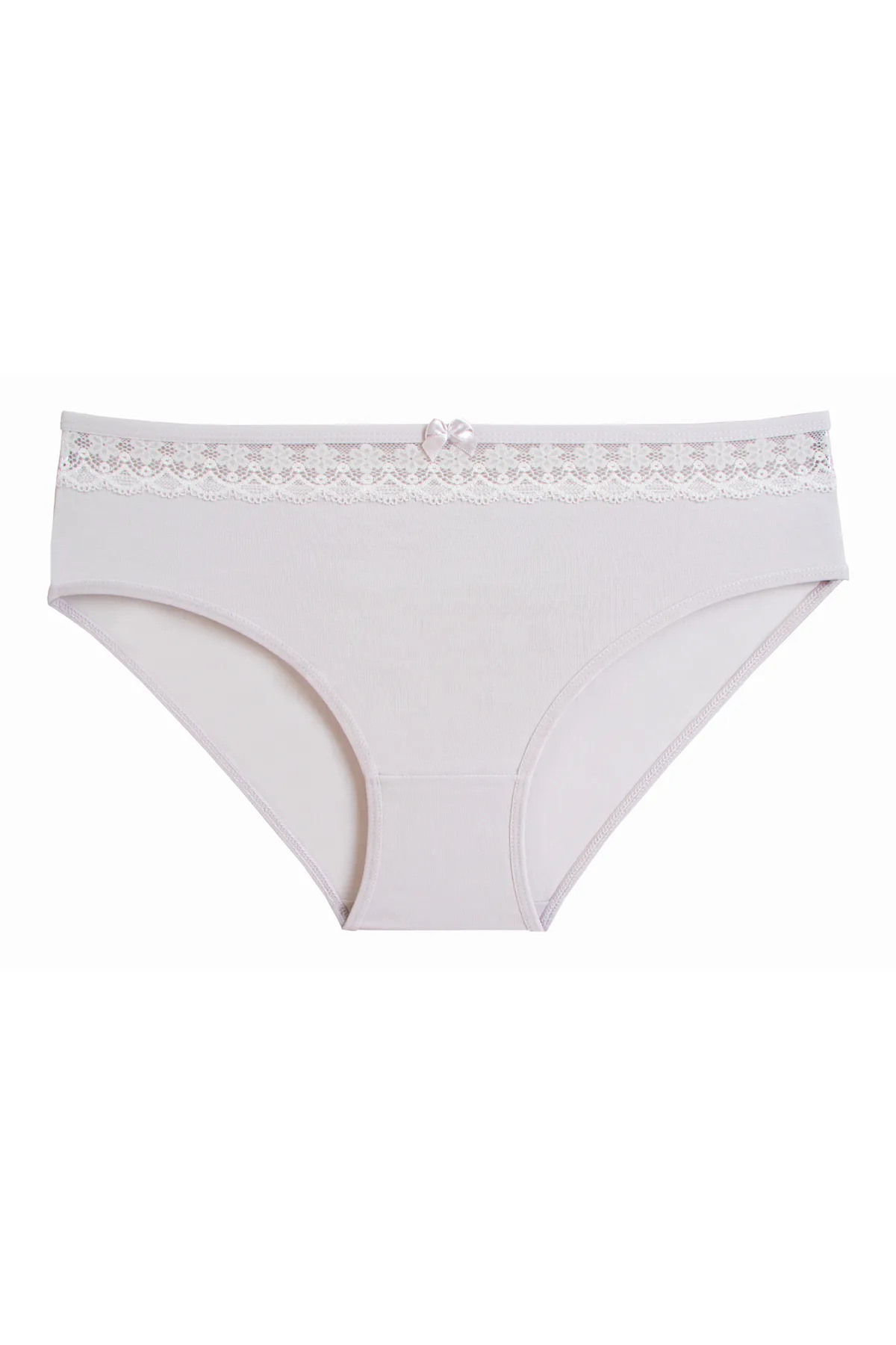 Nicoletta  Damenhöschen 5er-Pack Lycra-Spitze-Baumwolle LACHS