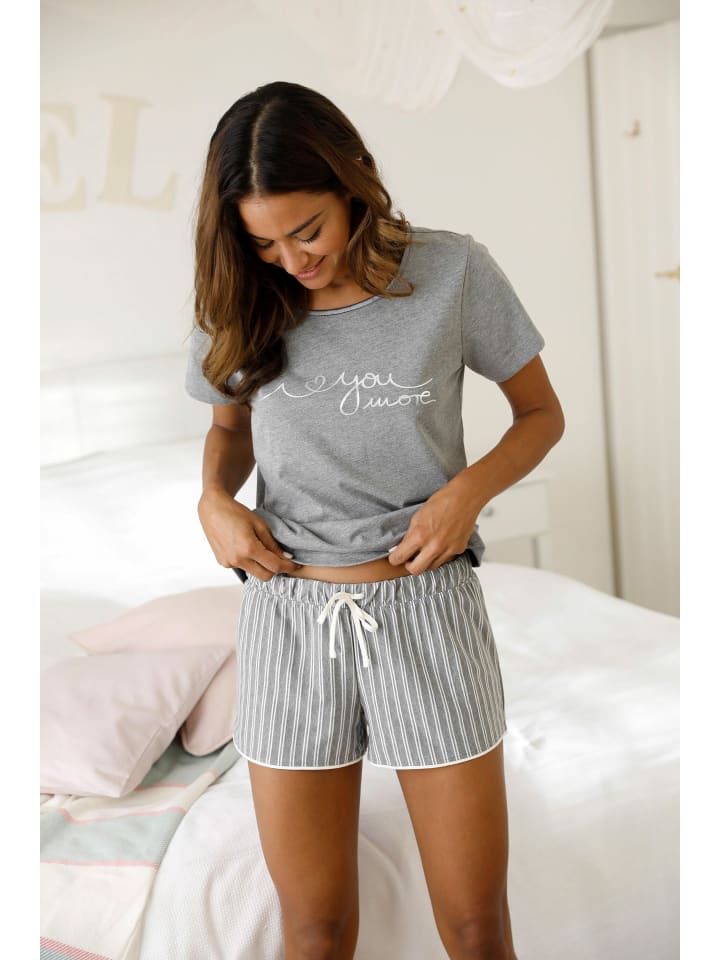 s.Oliver Shorty in grau-meliert günstig kaufen