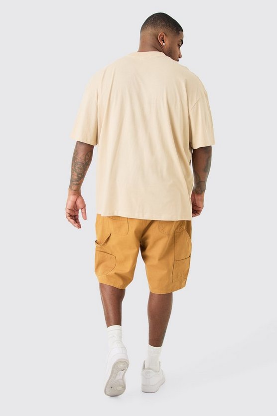 Plus Twill Cargo-Shorts