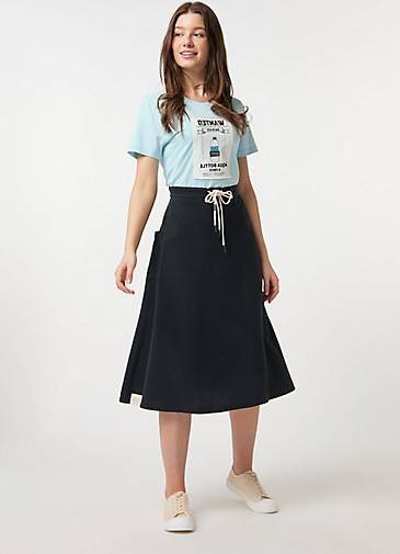 SOMWR T-Shirt T-Shirt With Square Slim Straw Print