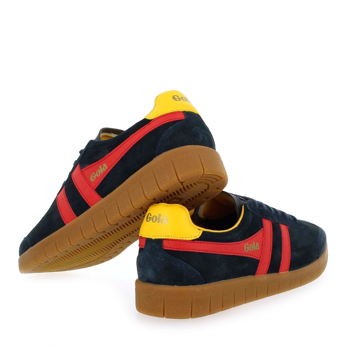 Gola  HURRICANE SUEDE CMB046 - Marine Rouge