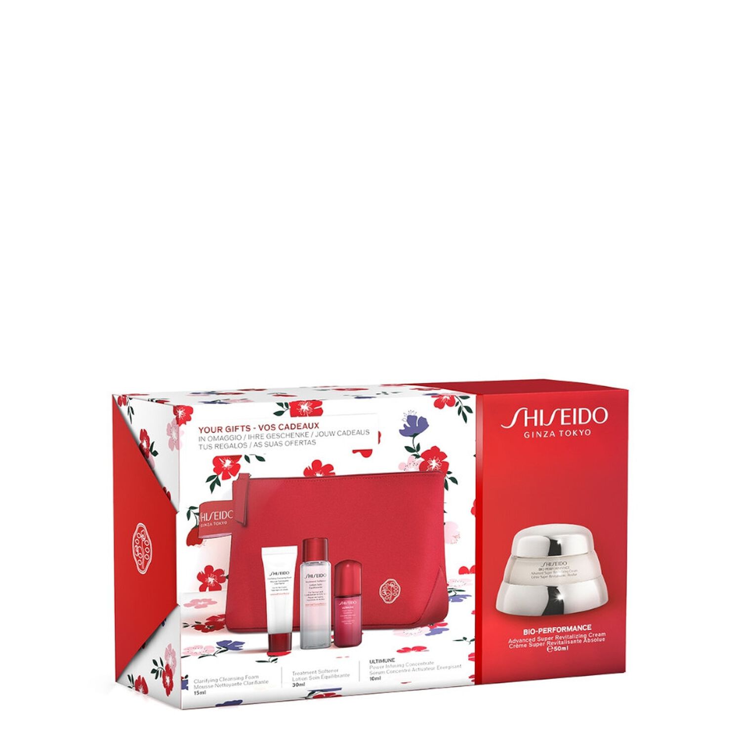 Shiseido Bio-performance Coffret Crème Super Revitalisante Absolue 50ml+3 Produits