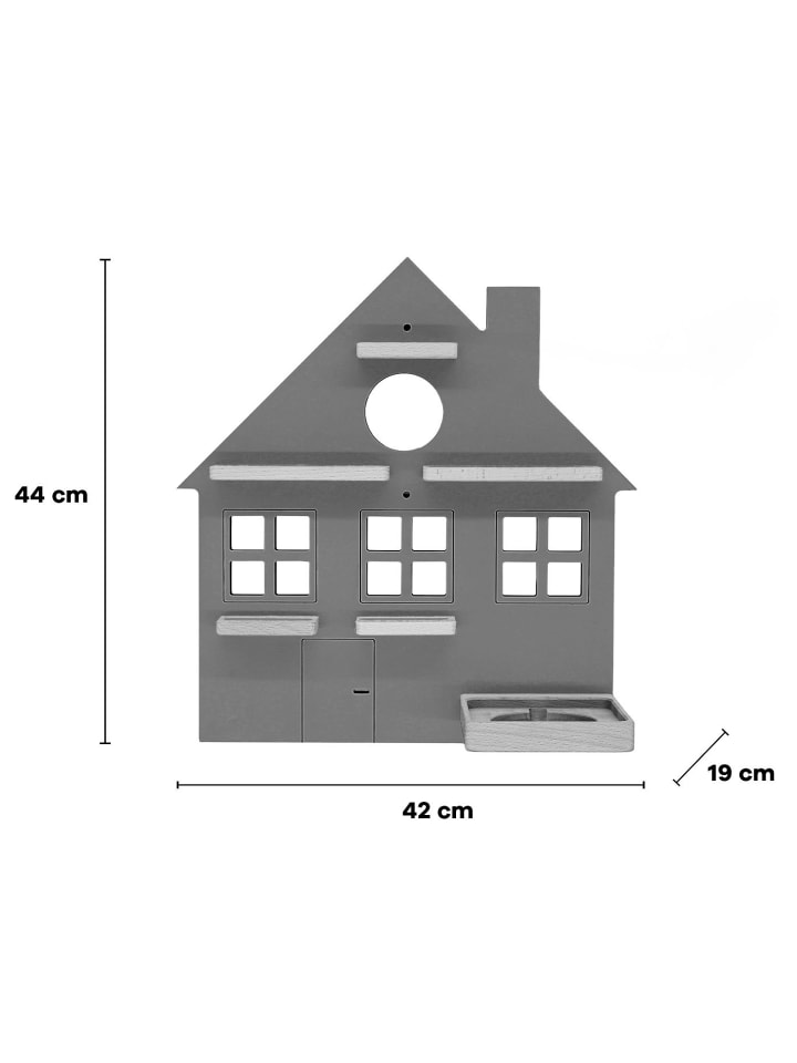 BOARTI Regal Haus Kinder Toniebox Tonies Figuren in Grau günstig kaufen onesize