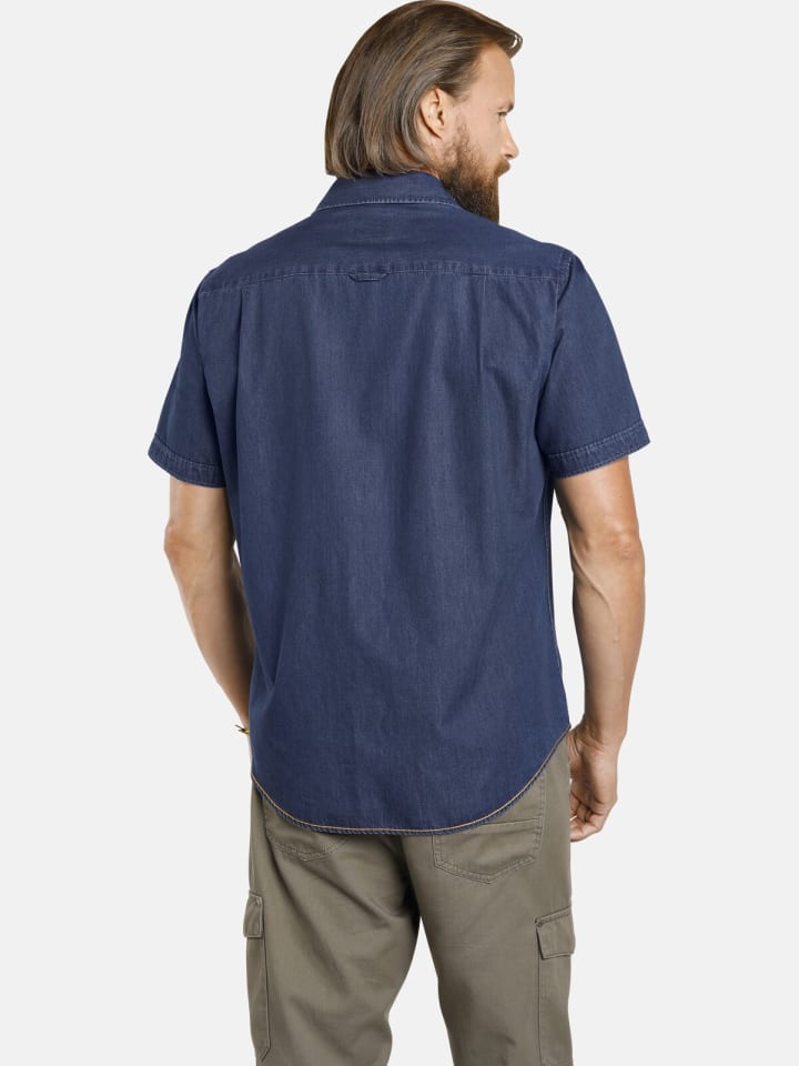 Jan Vanderstorm Jeanshemd JOAR in blau günstig kaufen