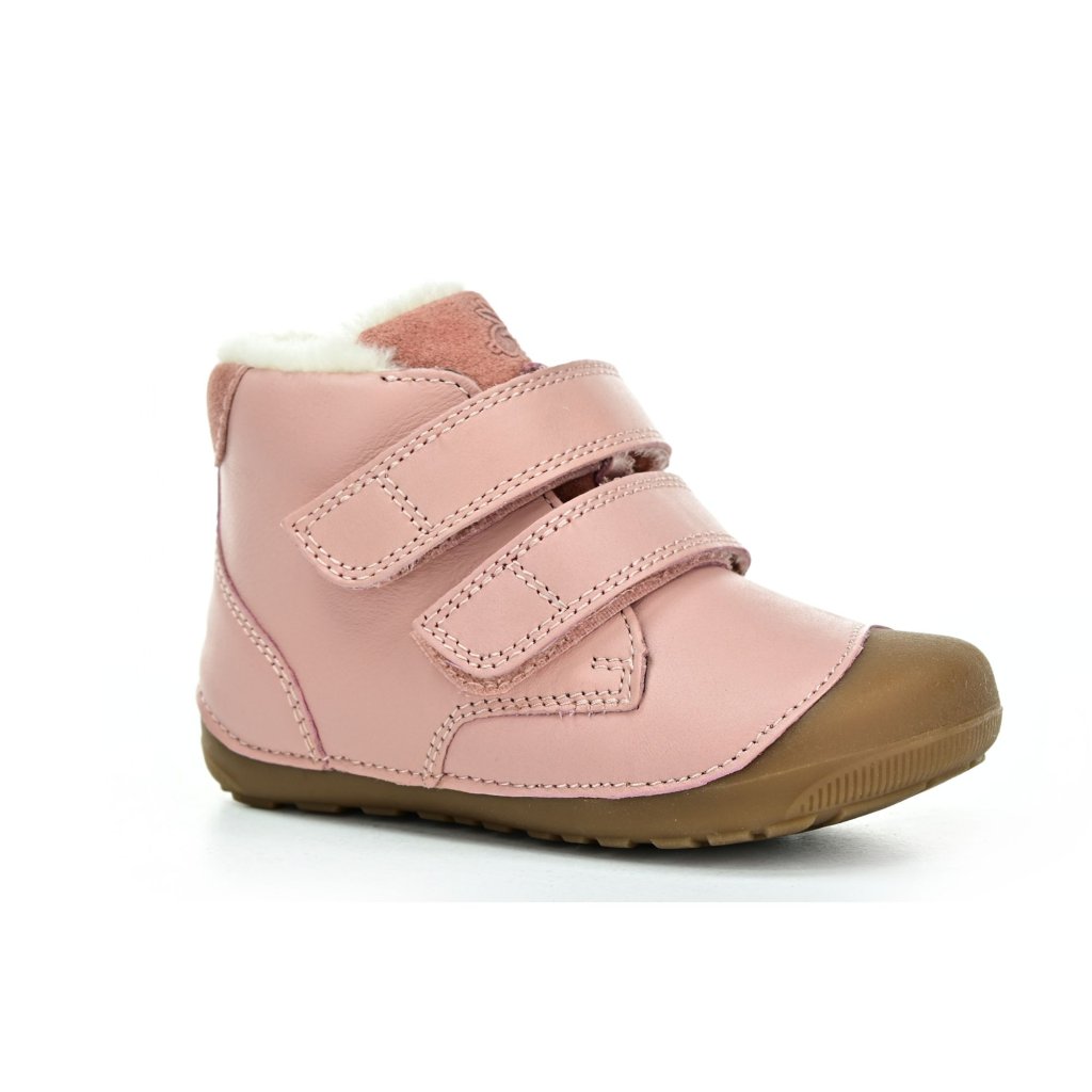 Bundgaard Petit Mid Winter Strap Rose Winterbarfußschuhe