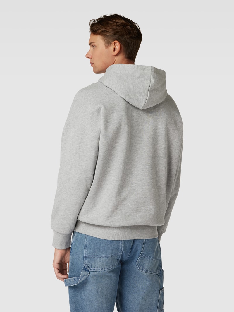 Oversized Hoodie mit Känguru-Tasche Modell 'DAN' in mittelgrau