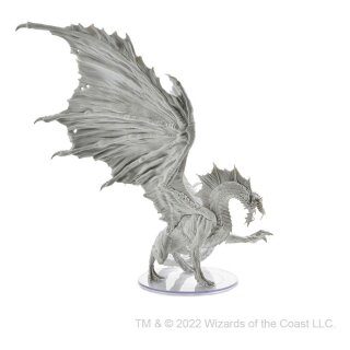 D&D Nolzur's Marvelous Miniatures Miniatur unbemalt Adult Black Dragon