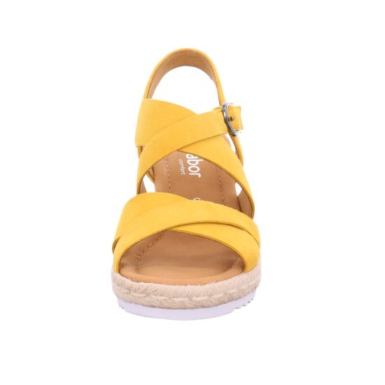 GABOR Klassische Sandalen gelb