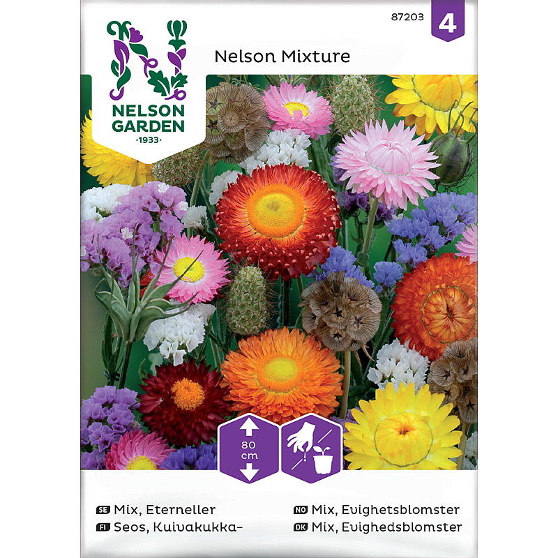 Nelson garden Frø Mix Evighetsblomster