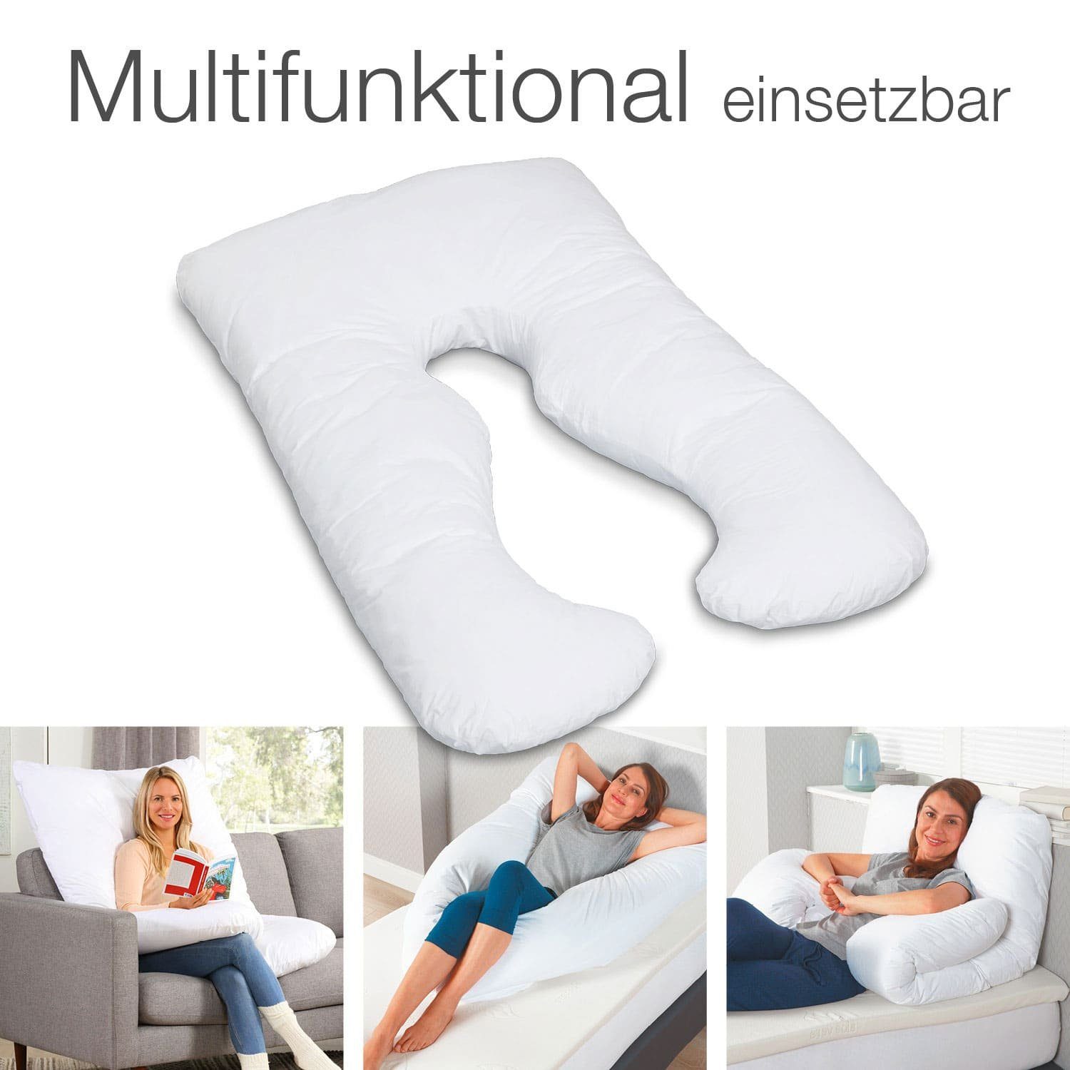 Bestschlaf Multi-Stützkissen, mit Bezug, multifunktional einsetzbar