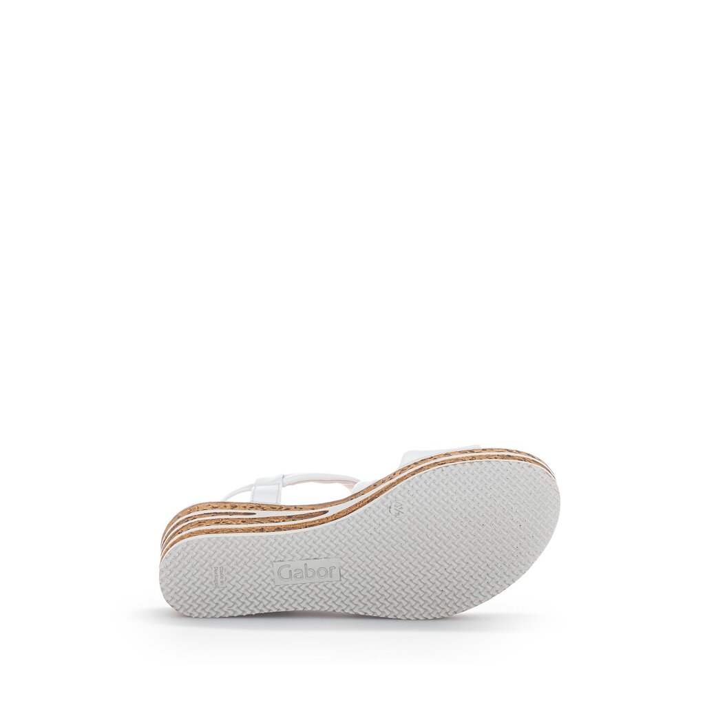 Gabor fashion Keilsandalette weiß