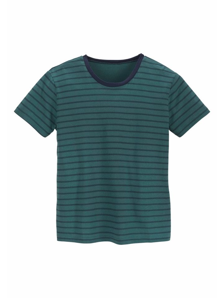 LE JOGGER Pyjama in petrol-marine günstig kaufen