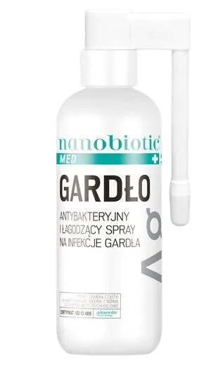 Nanobiotic Med srebrni sprej za grlo 30 ml