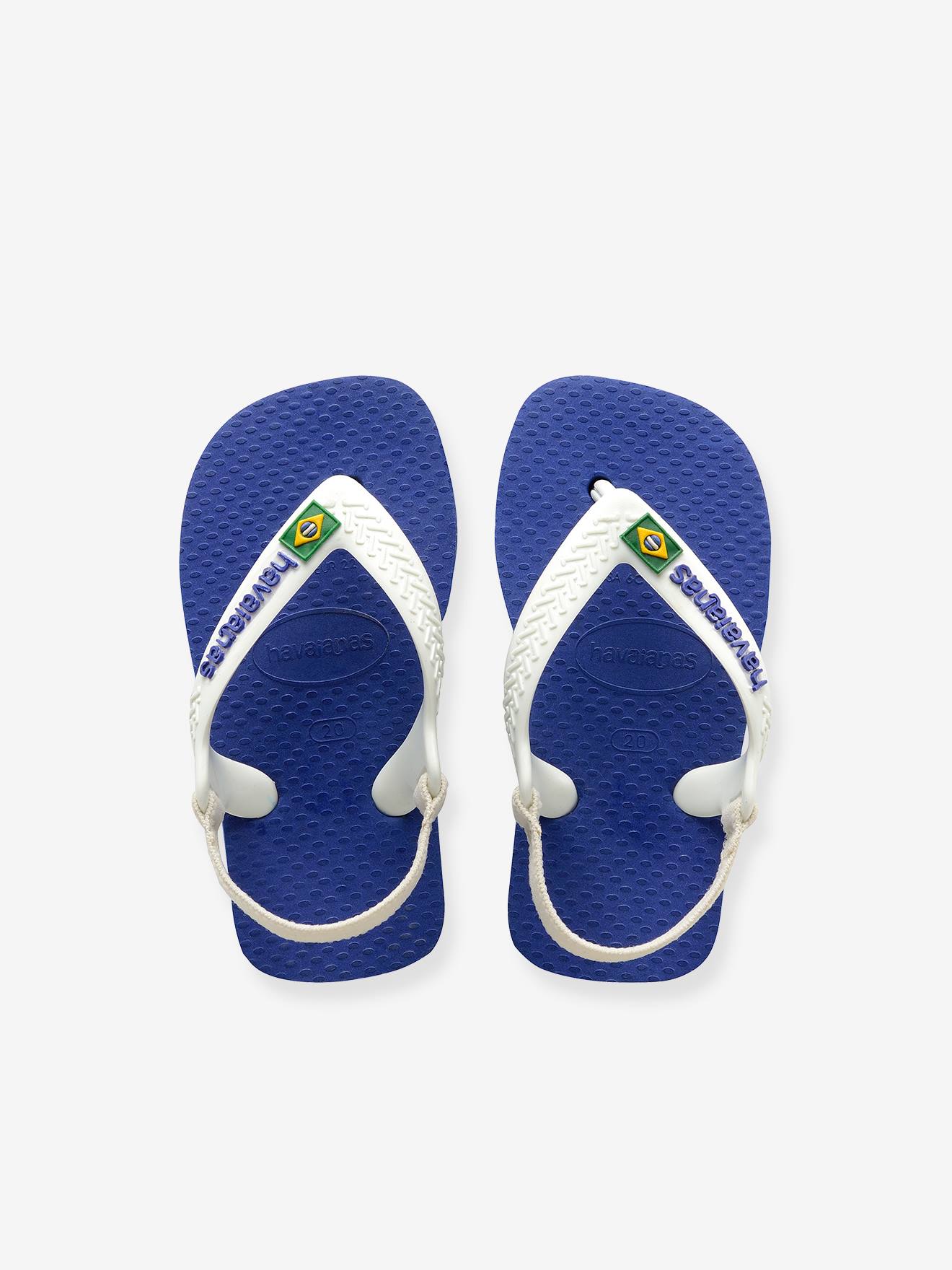 Tongs Baby Brasil Logo II HAVAIANAS marine