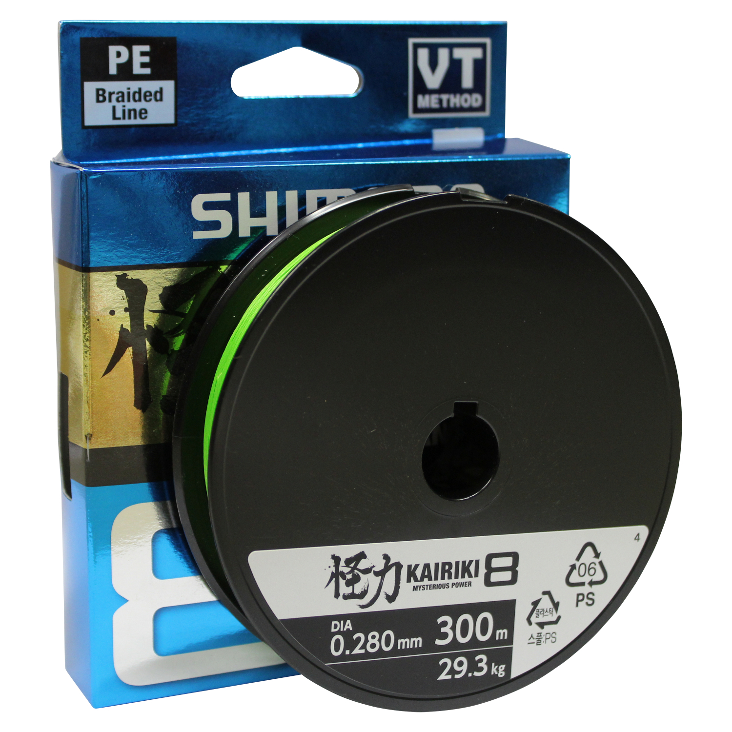 Shimano Angelschnur Kairiki SX 8 (gelb, 300 m)
