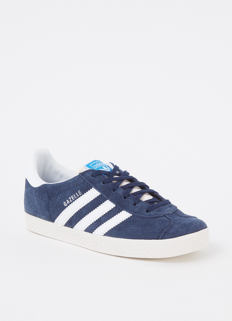 Teniși Adidas Gazelle din piele întoarsă cu detalii din piele