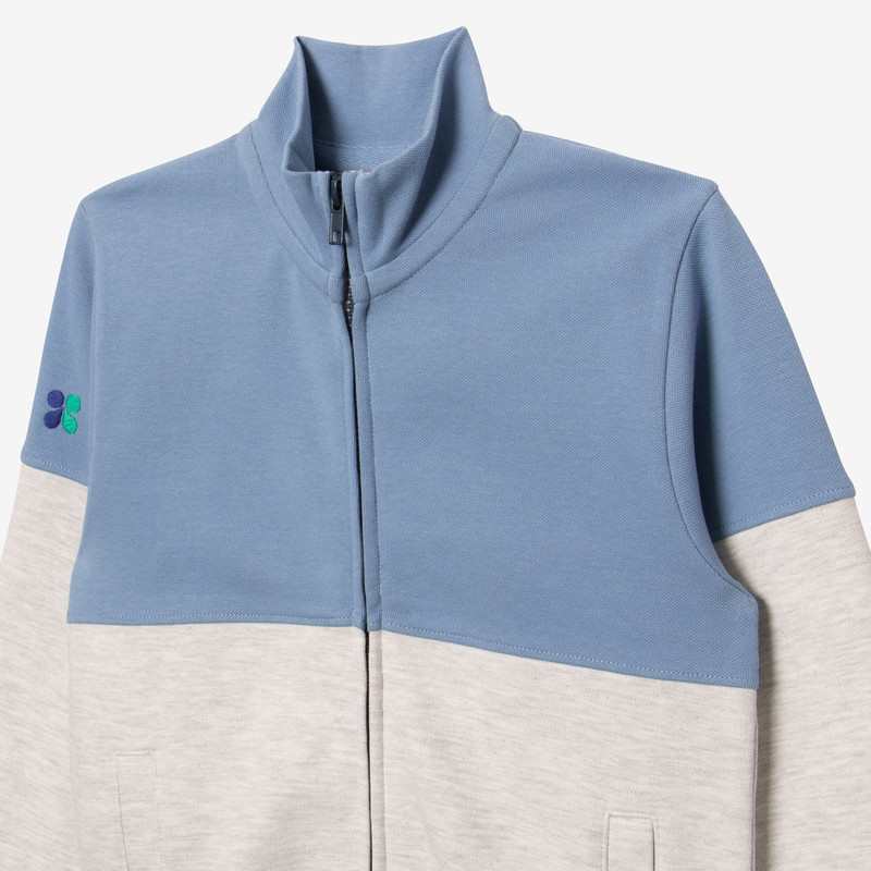 Cardigan garçon bicolore gris Catimini