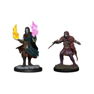 Critical Role Miniaturen unbemalt Hollow One Rogue and Sorceror Male (2)