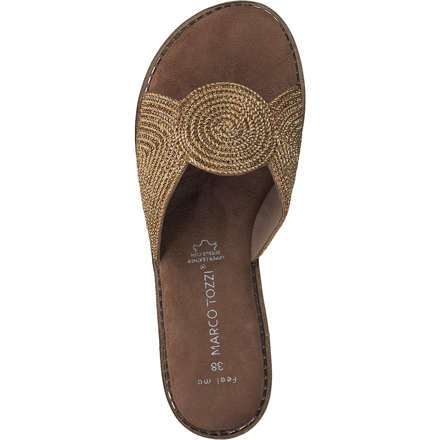 Marco Tozzi 27127, Pantoletten, Damen, Gold