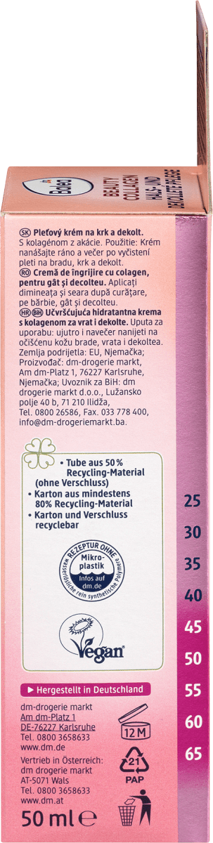 Hals- und Dekolleté Pflege Beauty Collagen, 50 ml