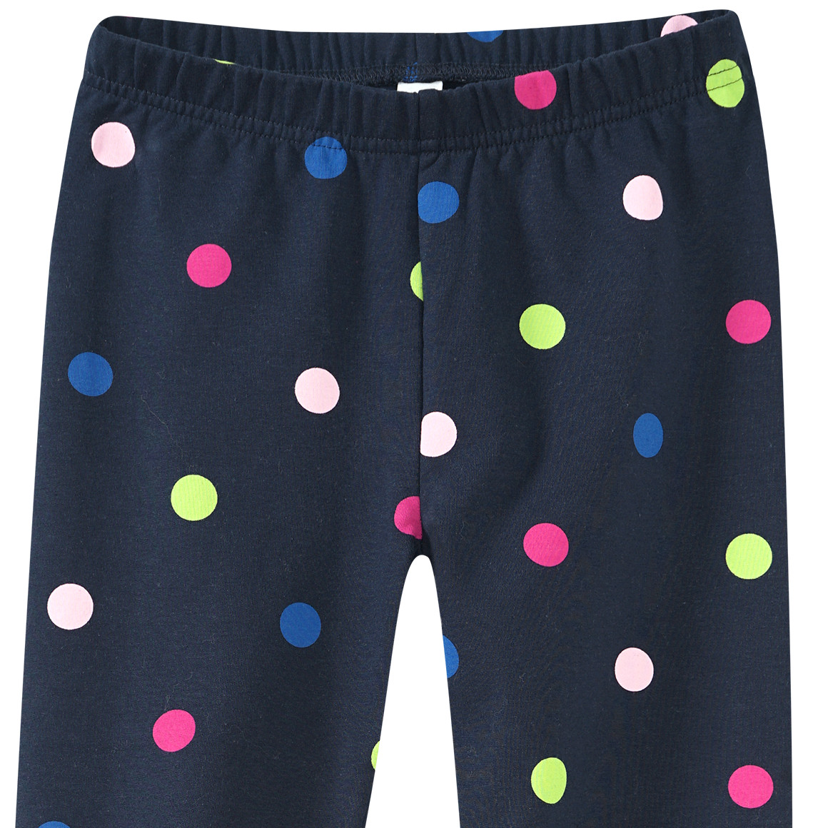 Mädchen Sweatleggings mit bunten Punkten