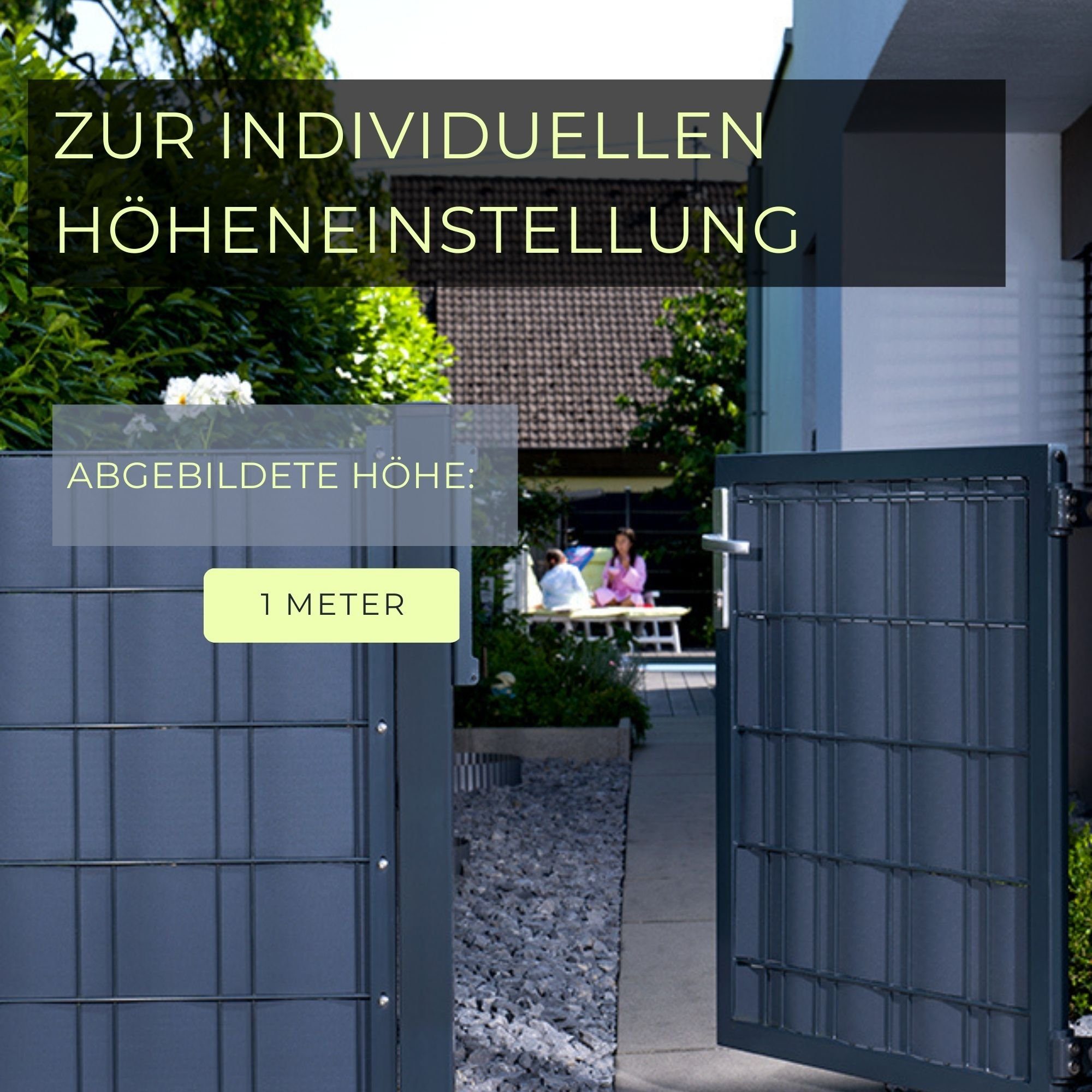 Novatool Sichtschutzfolie -, (4-St), Sichtschutzstreifen-Rollen