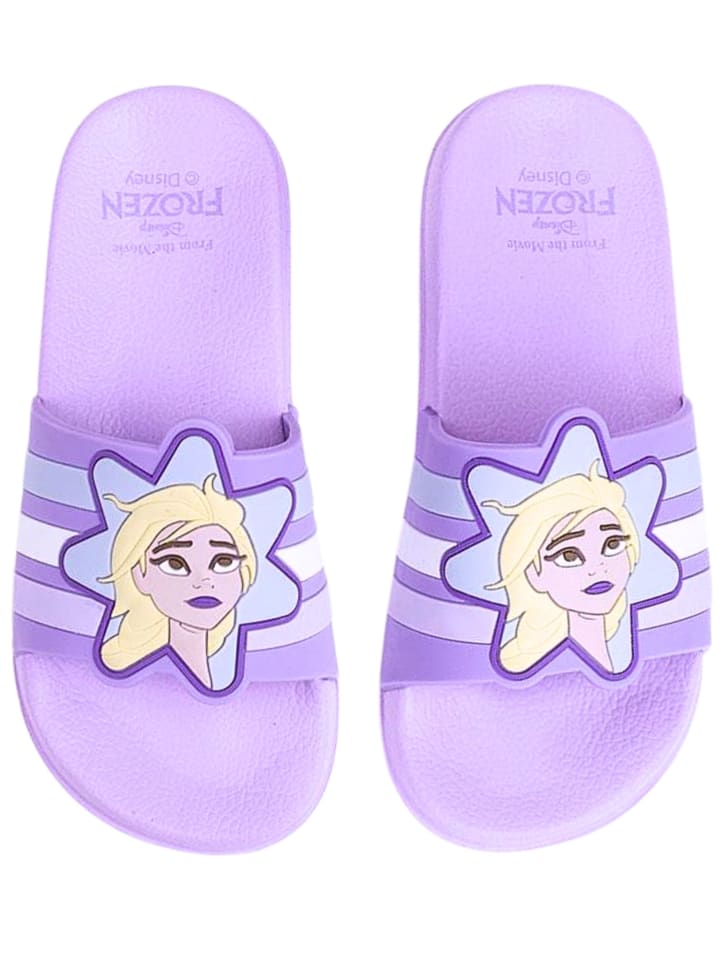 Disney Frozen Badelatschen Frozen Elsa in Lila günstig kaufen