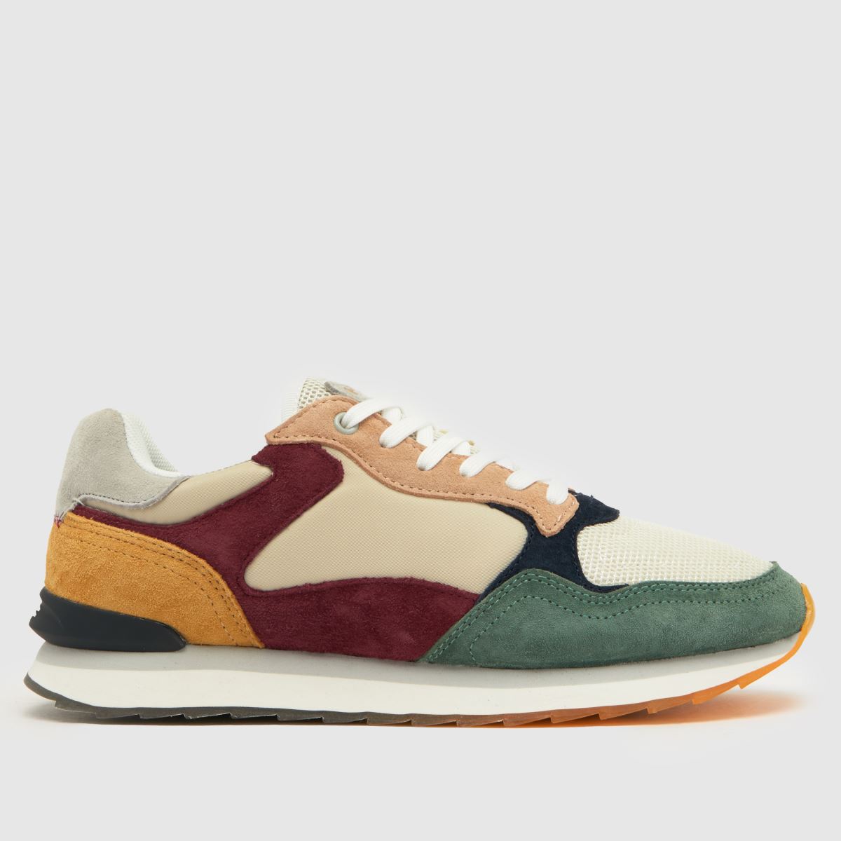 HOFF City Montreal – Vita och vinröda sneakers