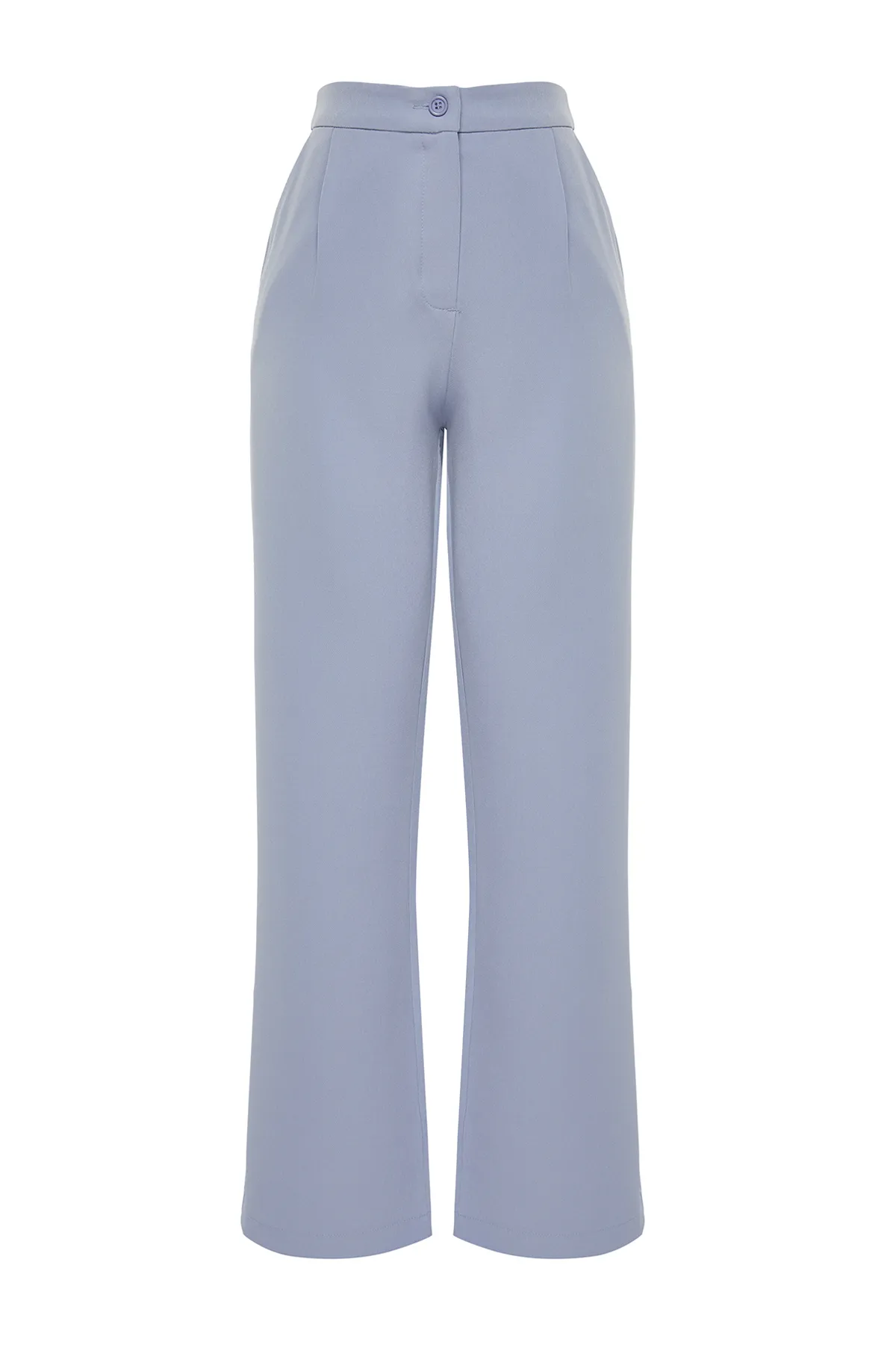 Trendyol Collection  Hellblaue Hose mit weitem Bein TWOAW22PL0139