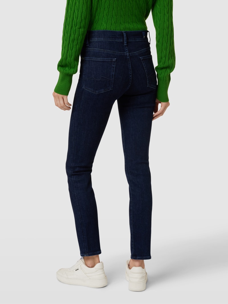 Jeans mit 5-Pocket-Design Modell 'ROXANNE' in dunkelblau