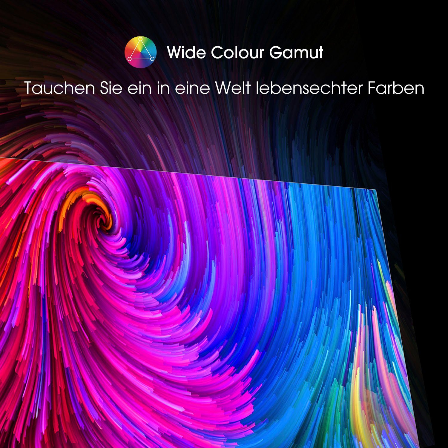 Hisense 55A8G OLED-Fernseher (139 cm/55 Zoll, 4K Ultra HD, Smart-TV, Dolby Vision IQ, Dolby Atmos, USB Recording, Sprachassistenten)