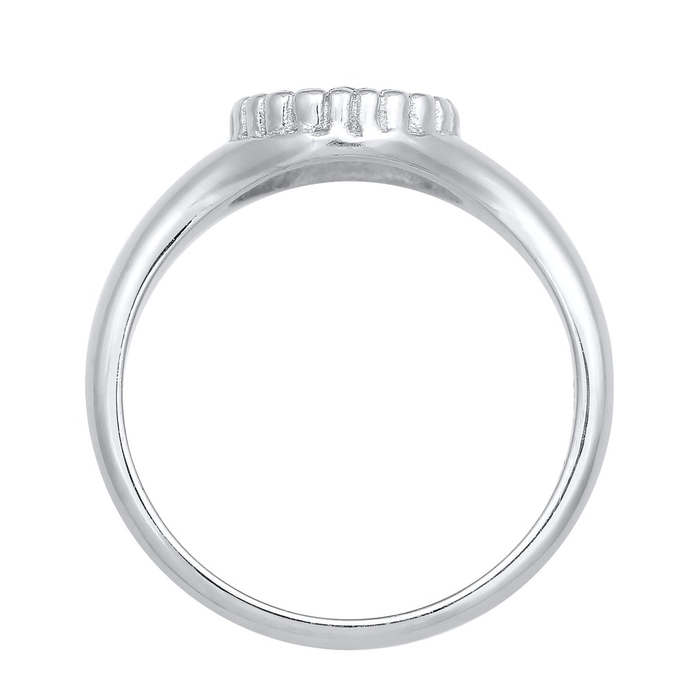 Elli Elli Bague Femmes Sceau Evil Eye avec opale synthétique en argent sterling 925 pl Bague