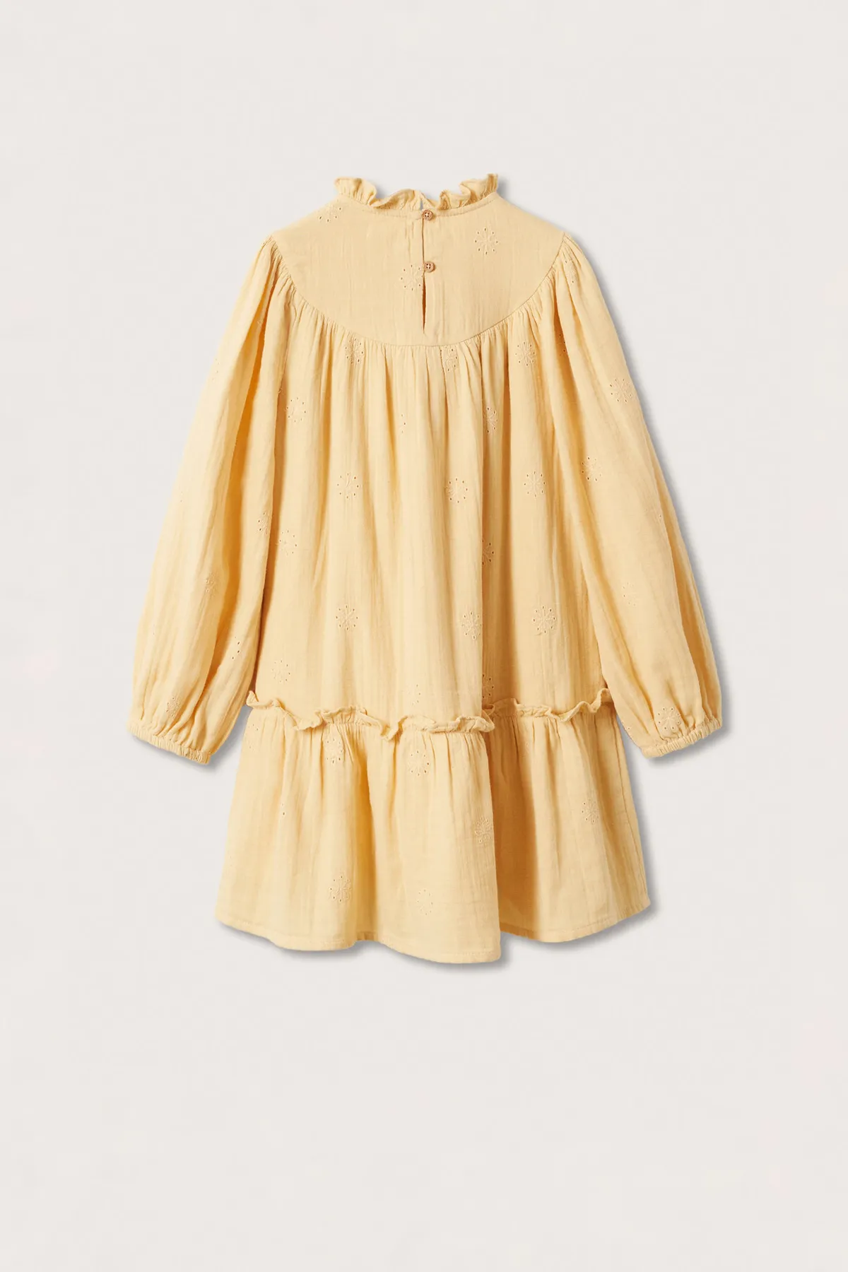 MANGO Kids  Senffarbenes Damenkleid 27093259