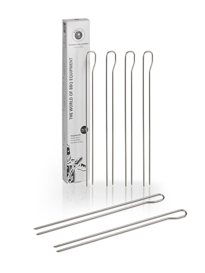 Buddy's Bar Doppelspieße, 6 er Set  Länge: 29 cm Edelstahl (AISI 201) Rundmaterial   günstig kaufen onesize