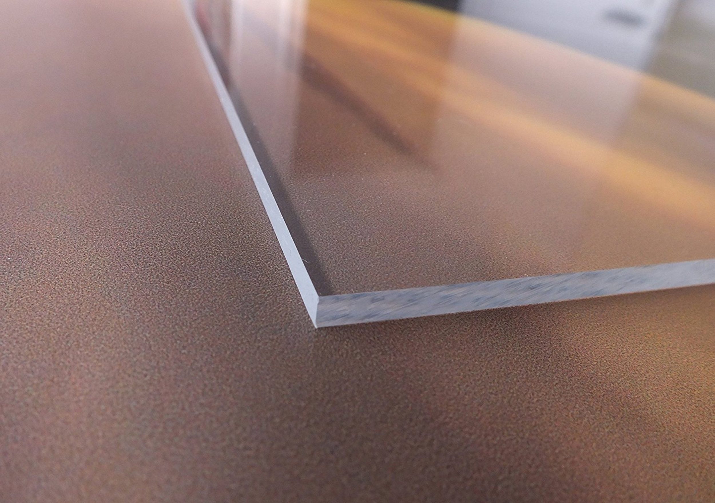 queence Abdeckplatte 4mm Acrylglas im Zuschnitt, PMMA XT, transparent, geruchlos, glasklar, UV beständig, beidseitig foliert